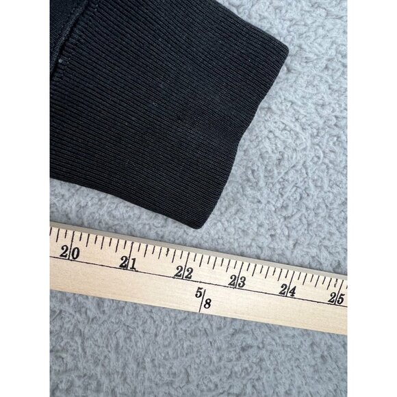 Champion Hoodie Mens Large Sweater Reverse Weave Black Custom Gem Large Print - Picture 6 of 10